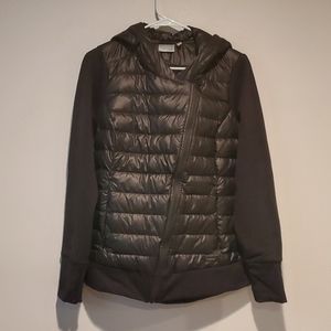 Athleta small black coat with hood